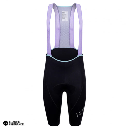 ISADORE Alternative Bib Shorts Black Purple