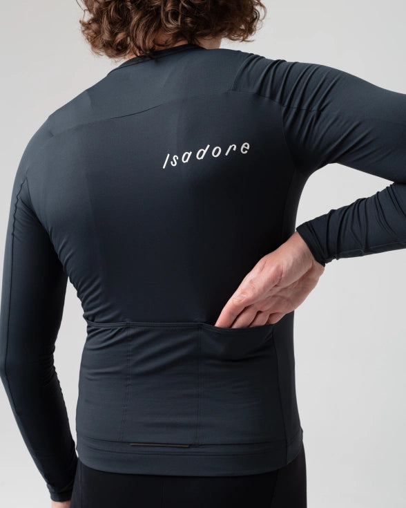 ISADORE Debut Long Sleeve Jersey Ebony