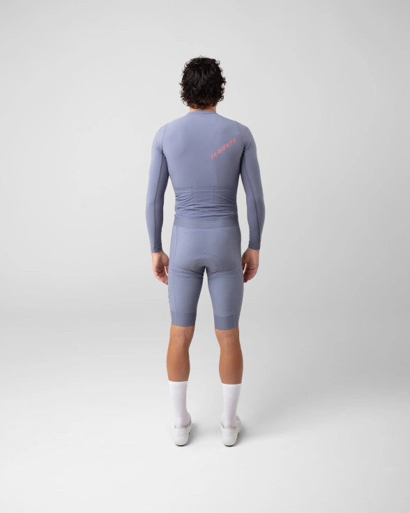 ISADORE Echelon Aero Long Sleeve Jersey Blue Granite