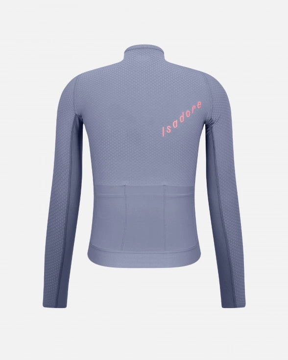 ISADORE Echelon Aero Long Sleeve Jersey Blue Granite